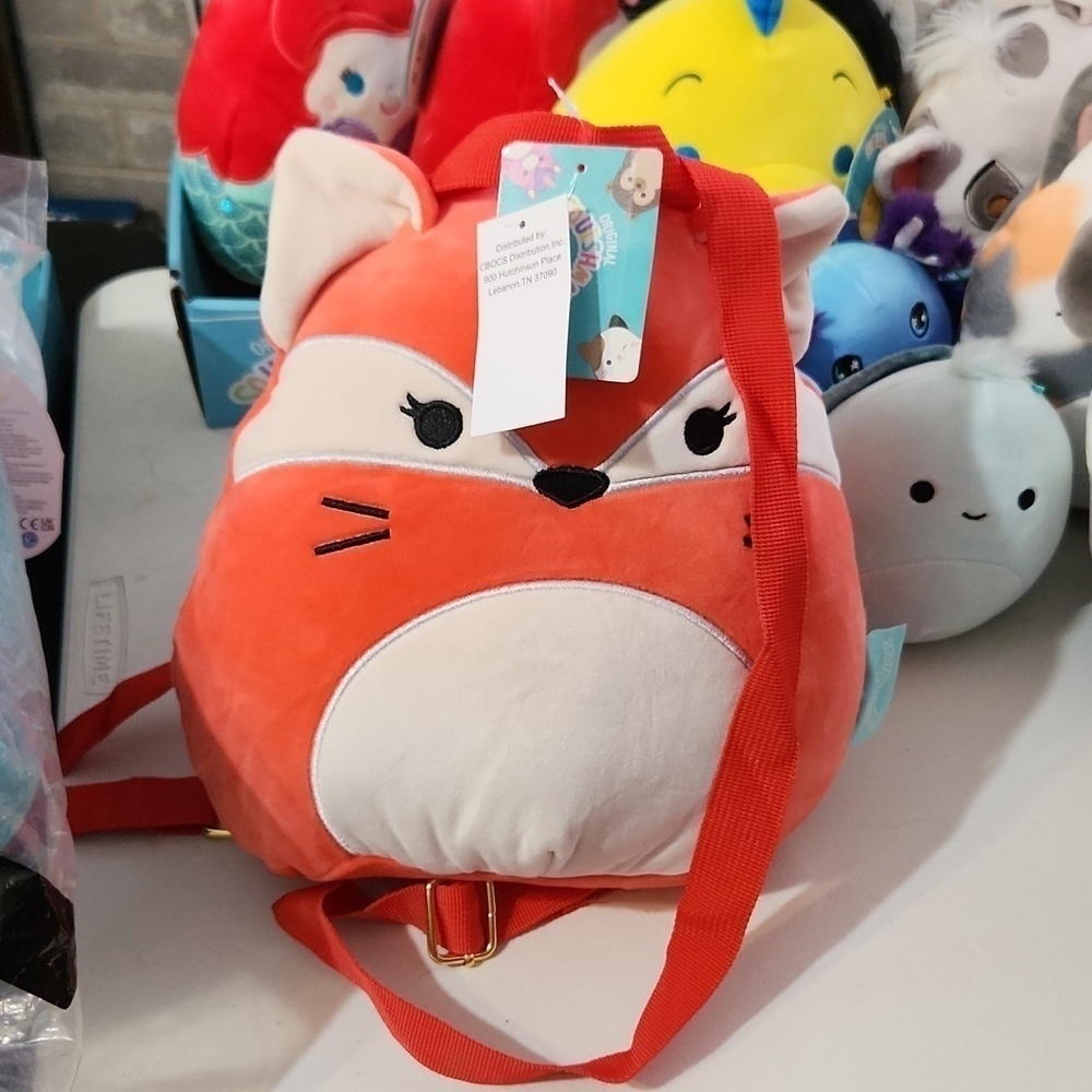 NWT fifi fox backpack new squishmallows mini backpack
